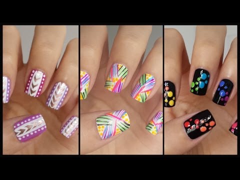 how to easy nail designs