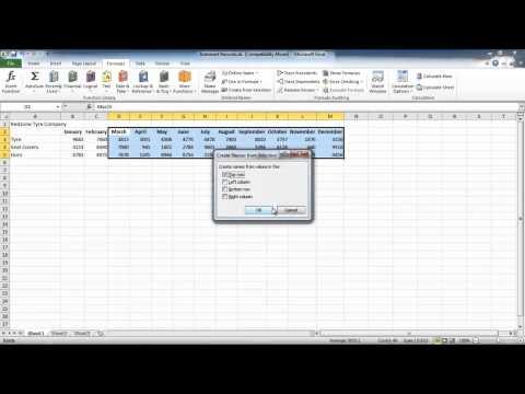 how to define excel range