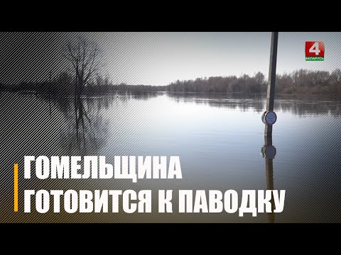 Лучше перестраховаться. Посмотрели, как идёт работа по возведению противопаводковых сооружений на Гомельщине видео