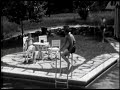 The pool was one of the most popular locations for sport and frivolity at Ten Chimneys. Here Alfred Lunt is shown enjoying the pool with friends and family. Ten Chimneys, the estate lovingly created by theatre legends Alfred Lunt and Lynn Fontanne, is open to the public as a world-class house museum and national resource for theatre, arts, and arts education. www.tenchimneys.museum http www.tenchimneys.tumblr.com http www.twitter.com The original footage of the Lunts' home movies is in safe keeping at the Wisconsin Historical Society, the home of the Lunts' papers and many more collections relating to luminaries of stage and screen. Visit the WHS Archives in Madison to see these amazing collections in person: www.wisconsinhistory.org