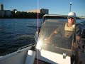 Motorboat at Stockholm Mälaren