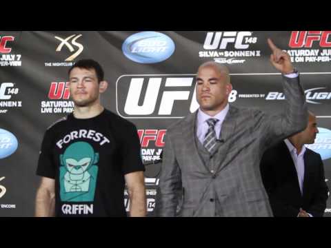 Tito Ortiz and Forrest Griffin UFC 148 Pre-Fight Faceoff