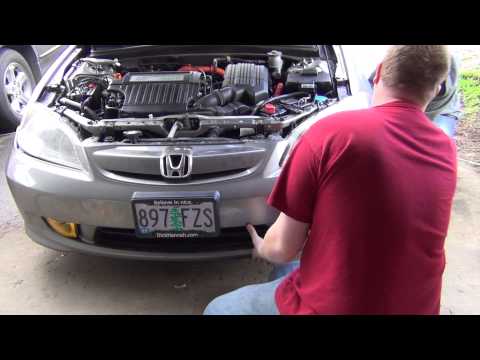 2005 Honda Civic HID and Fog Light Install Part 2