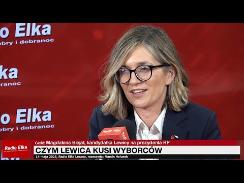 Magdalena Biejat, kandydatka Lewicy na prezydenta RP... :: Wicemarszałkini Senatu, tłumaczka literatury hiszpańskiej, działaczka społeczna, a dziś kandydatka Lewicy na urząd Prezydenta RP. Gościem Radia Elka jest Magdalena Biejat, z którą rozmawia Marcin Hałusek.Link do artykułu: https://elka.pl/content/view/124810/80/