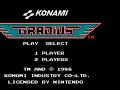 the gameplay of gradius for nes. created by konami.