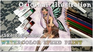 New video up! #sketchtember Speed paint 3 Eyed Fairy