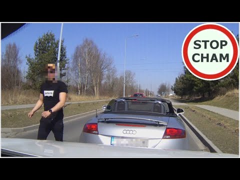 Kiedy jeździsz Audi cabrio i bardzo denerwują Cię klaksony