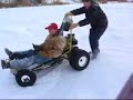 Fourwheelers on the ice Fourwheelers on the ice