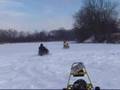 Fourwheelers on the ice