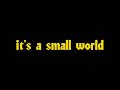 its a small world  anthem 