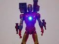 Custom Iron Man with blue repulsor	