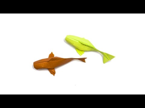 รูปปลา - การพับกระดาษเป็นรูปปลาคาร์ฟ Origami Koi Fish http://mookeep.com/oYdEz.