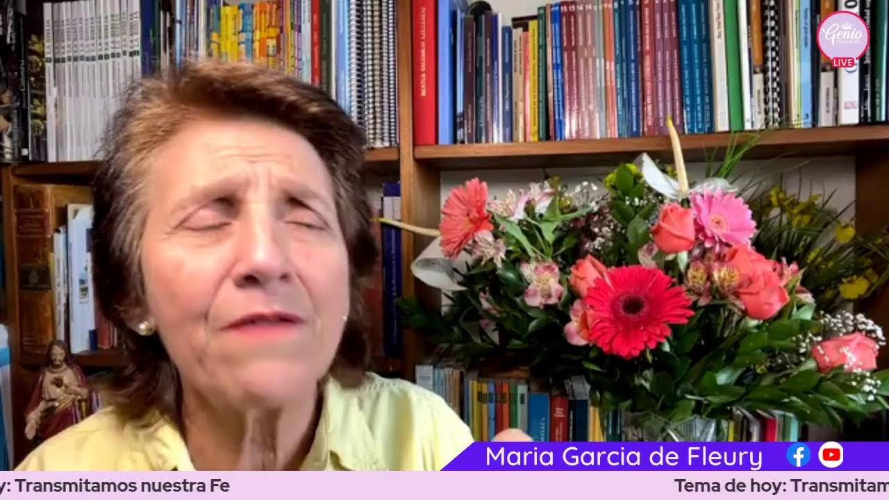 Transmitamos nuestra Fe en Inteligencia para la Paz con Maria Garcia de Fleury