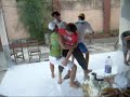 Churrasco, e a galera acabou corrompida.