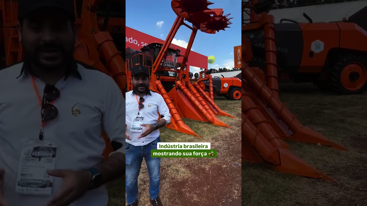 A gigante brasileira Jacto mostra sua força na Agrishow 🚜#agrishow #tecnologia #agro