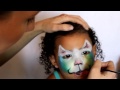 Learn to face paint a cute kitty