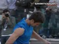 2009 Rome - Novak Djokovic imitating Rafael Nadal...FINAL...  03.05.2009.