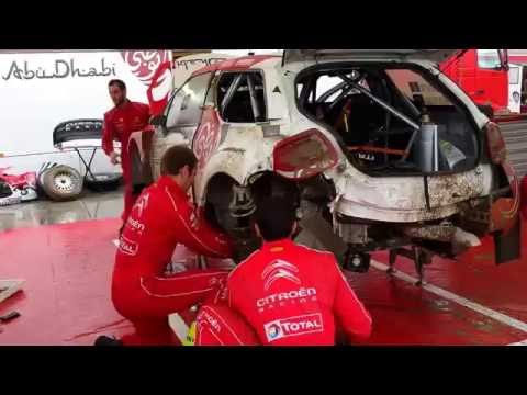 Así se lleva al límite al Citroën DS3 del WRC 2