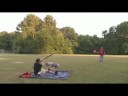 Floor bound, aerial archery with basketball spinning