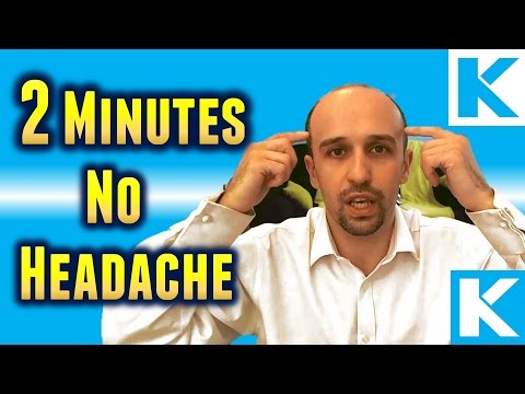 how to cure one sided headache