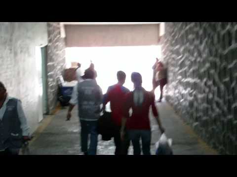 Entrada al Estadio Azteca