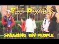 Video: Sneezing On Strangers Prank - Nathan Barnatt