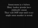 Anonymous CALLS OFF ATTACKS ON SCI Anonymous CALLS OFF ATTACKS ON SCI