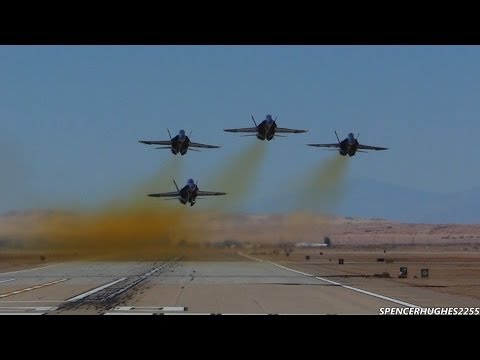 2014 NAF El Centro Air Show - U.S.N. Blue Angels Take-Off