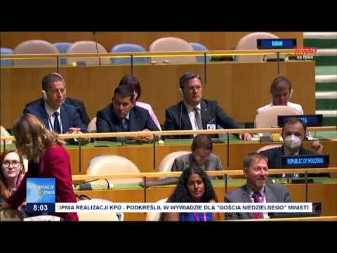 Wystąpienie prezydenta Ukrainy w ONZ