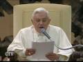 Benedict XVI: Never again the violence, never again the Shoah