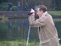 Dennis Swiers op de langlaufbaan