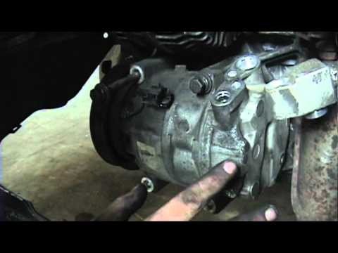 how to replace a c compressor in vehicle