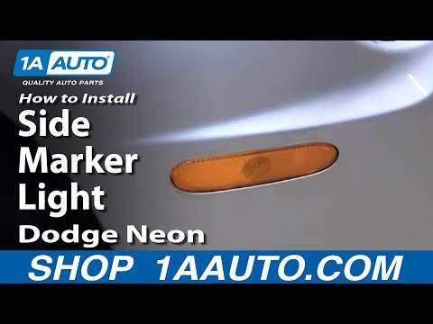 How To Install Replace Side Marker Light Dodge Plymouth Neon 00-05 1AAuto.com