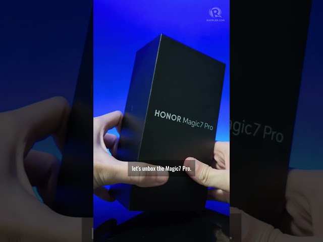WATCH: HONOR Magic7 Pro unboxing, impressions