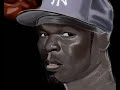 50 cent portrait painting by Robert C.