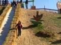 Big Jim and Joey on the Cox Farms slide