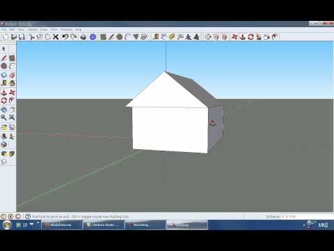 สอน sketchup ตอนที่ 1