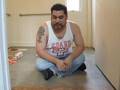 Laying Tile in Bathroom