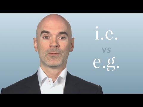 how to properly use i.e. and e.g