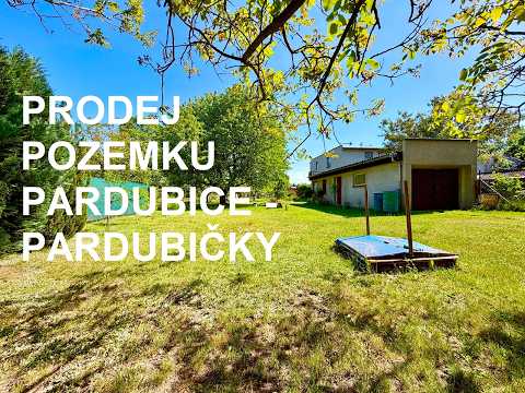 Video Prodej pozemku pro bydlení 922 m² Pardubičky