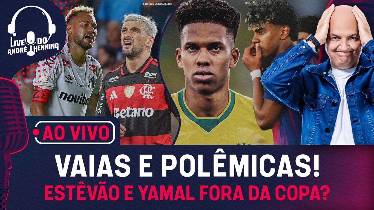Flamengo 2X1 Vitória; Santos 0X0 Coritiba E Neymar Fora Do Próximo Jogo; Estêvão E Yamal Lesionados!