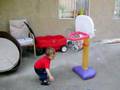 khelben shooting hoops
