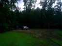 fj cruiser doin donuts and roostin the camera man