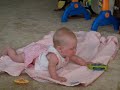 Ashlynn trying to crawl