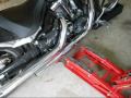 How to get a slammed Raider onto a motorcycle jack