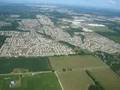 Preparing to land at Columbus, Ohio International Airport