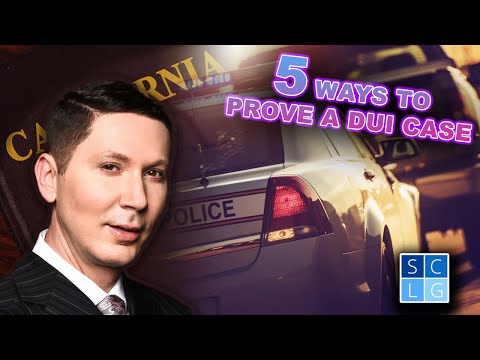how to prove a dwi