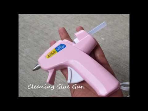 how to dissolve glue gun glue