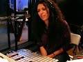 Lisa Lynne in recording studio demonstrates instruments Lisa Lynne in recording studio demonstrates instruments