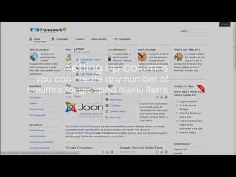 Mega Menu (JAT3 Framework Video #4)